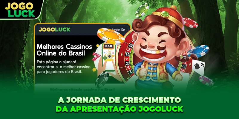 A jornada de crescimento da Apresentação JOGOLUCK